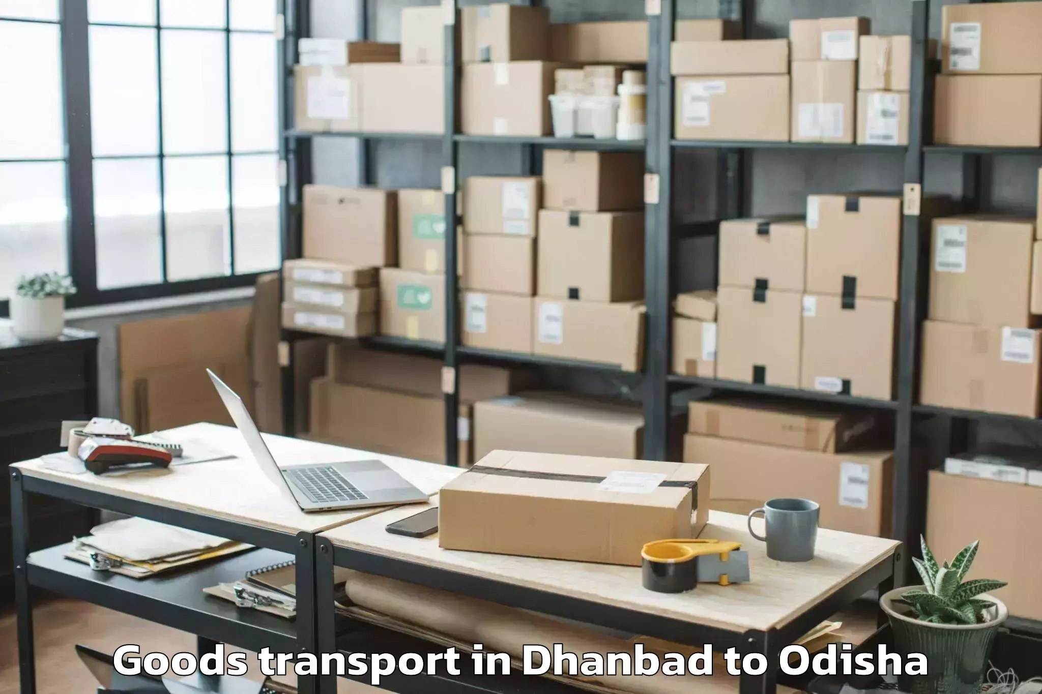 Book Your Dhanbad to North Orissa University Baripa Goods Transport Today